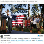 Reuters, Yahoo News Show Fake Pictures of Obama at Border