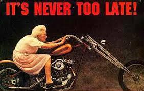 IT’S NEVER TOO LATE – Granny on Harley , Road To Success Share 100 Years