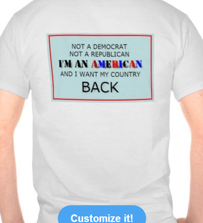 Im An American and I want my country back