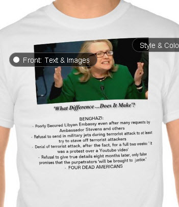 hillary what difference tshirt