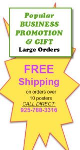 FREE SHIPPING on oveor 10 posters