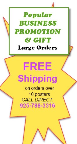FREE SHIPPING on oveor 10 posters