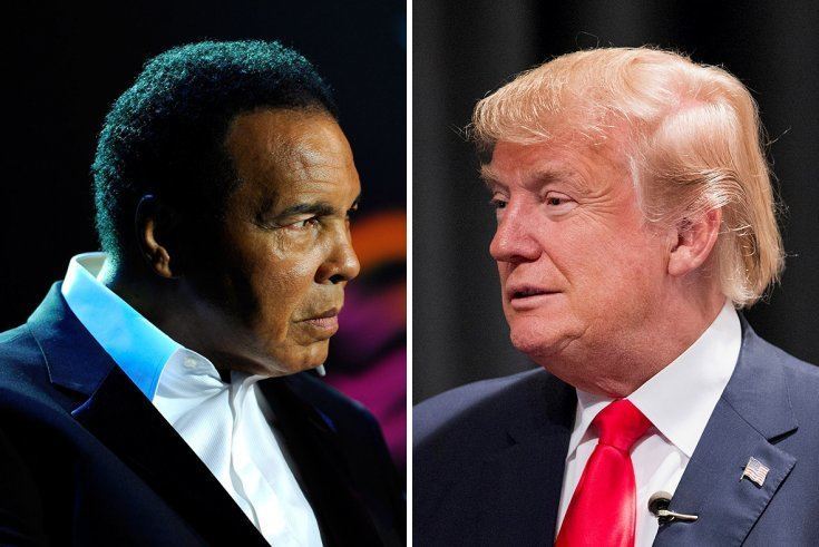 ALI LIKE TRUMP IN MANY WAYS, YET TREATED DIFFERENTLY