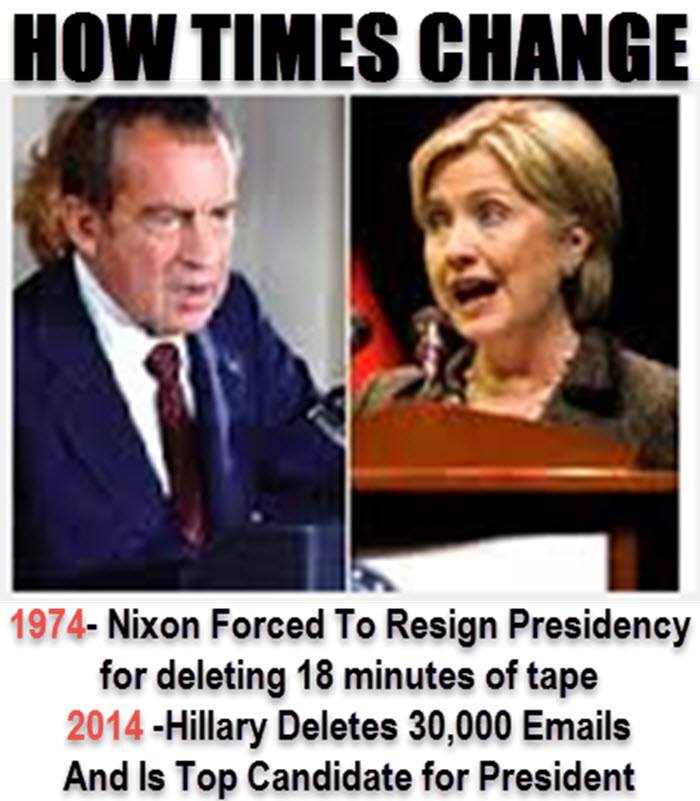 Hillary vs Watergate 2 - How Times Change 700